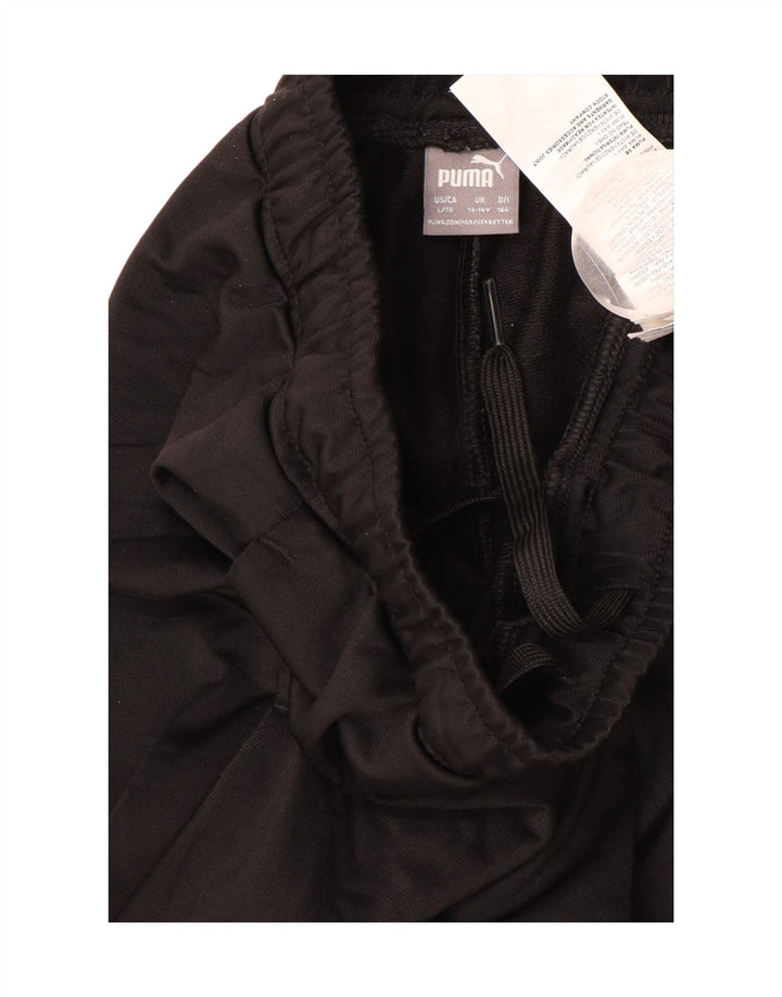 PUMA Jungen-Trainingshose, Jogginghose, 13–14 Jahre, schwarzes Polyester