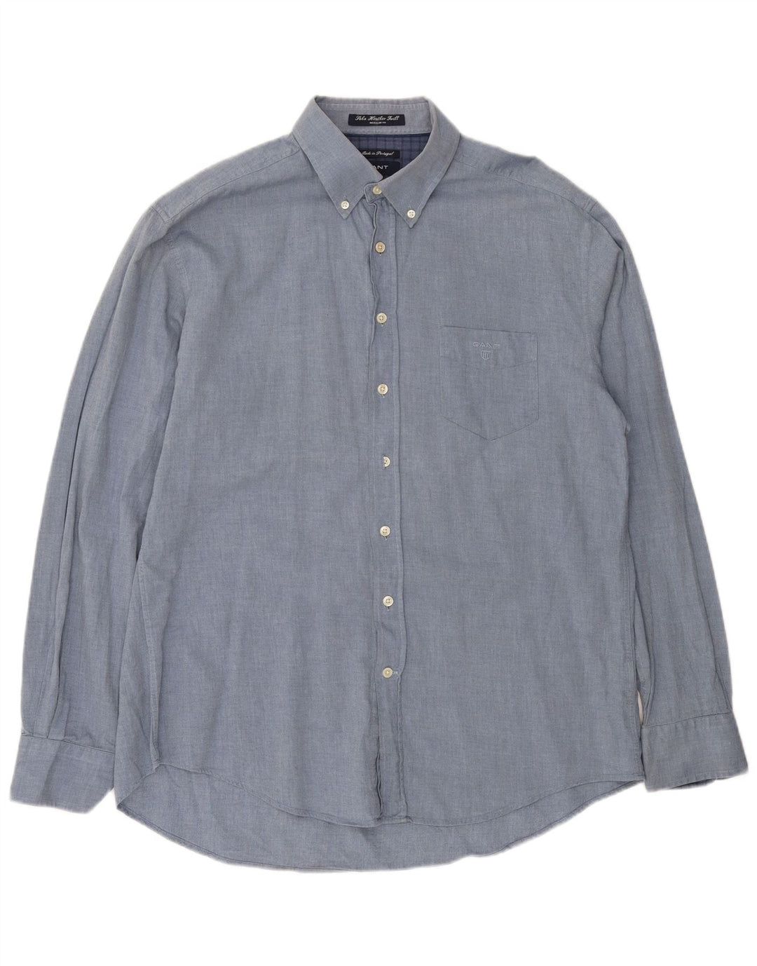 Gant Herren Soho Regular Fit Hemd XL Blau Baumwolle