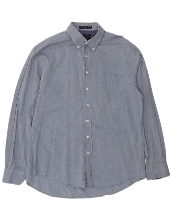 Gant Mens Soho Regular Fit Shirt XL Blue Cotton