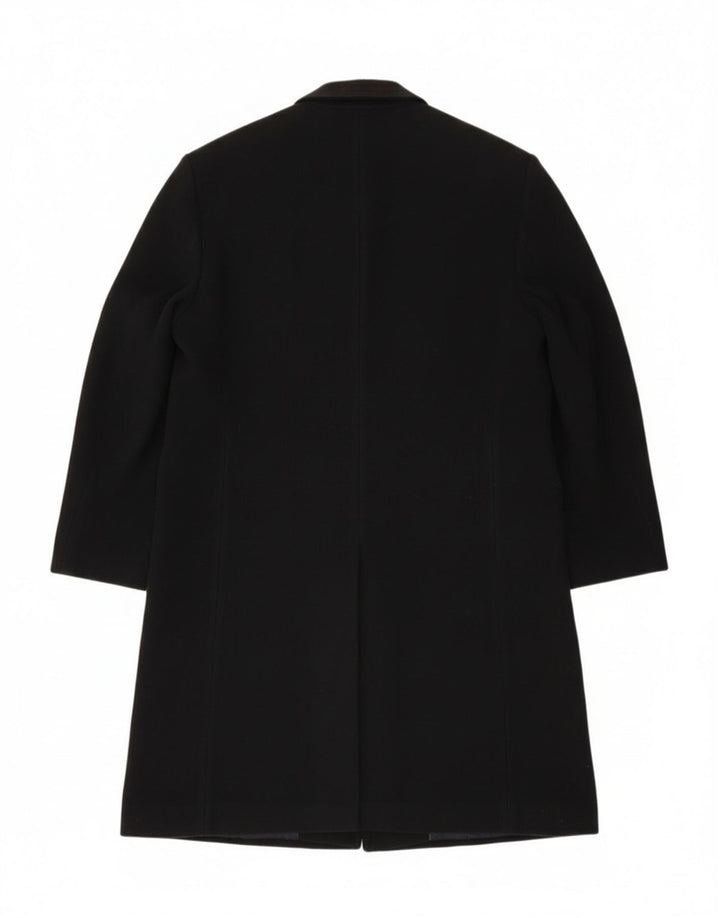 BROOK TAVERNER Herrenmantel UK 42 XL Schwarze Wolle