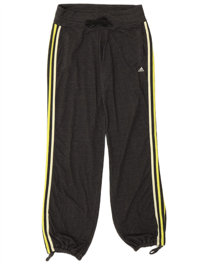 ADIDAS Damen Climalite Trainingshose Jogger UK 8/10 Small Grau