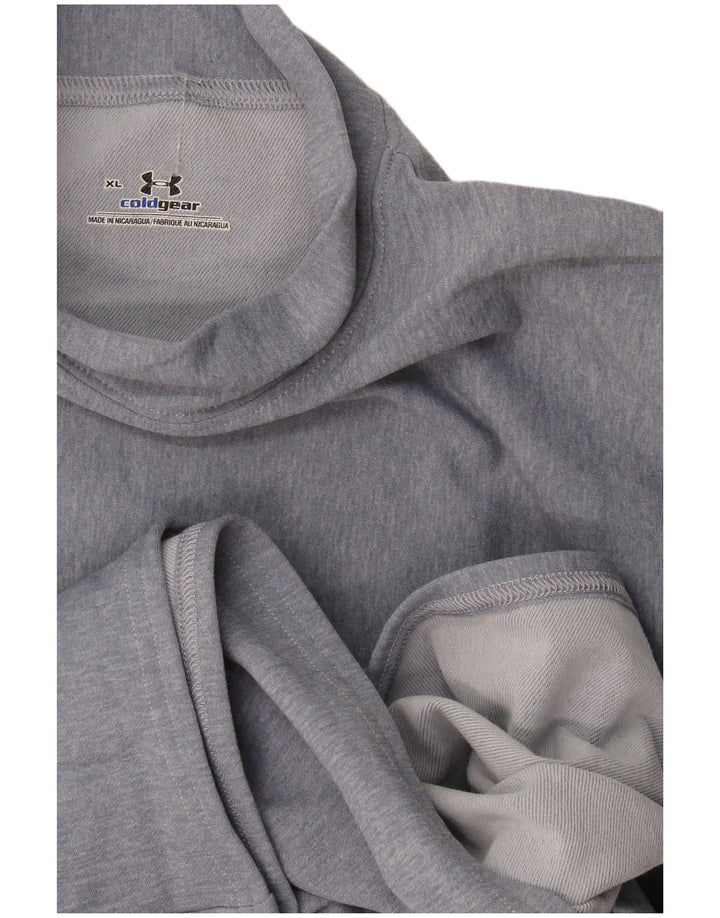 Under Armour Damen Cold Gear Top Langarm UK 18 XL Grau