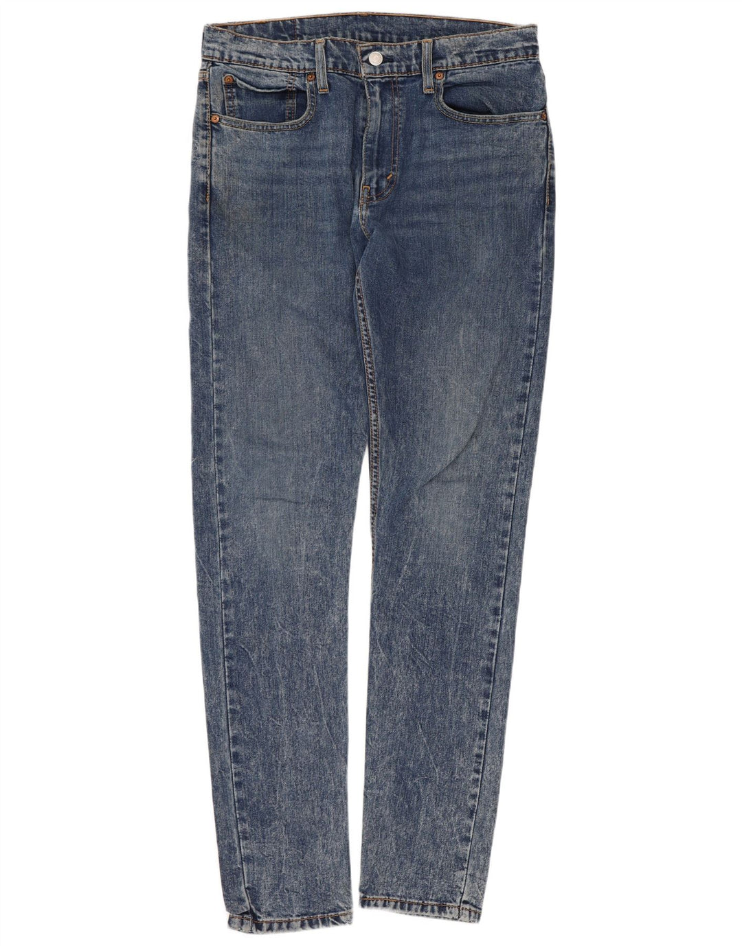 Levi's Herren 512 Slim Tapered Jeans W32 L34 Blaue Baumwolle