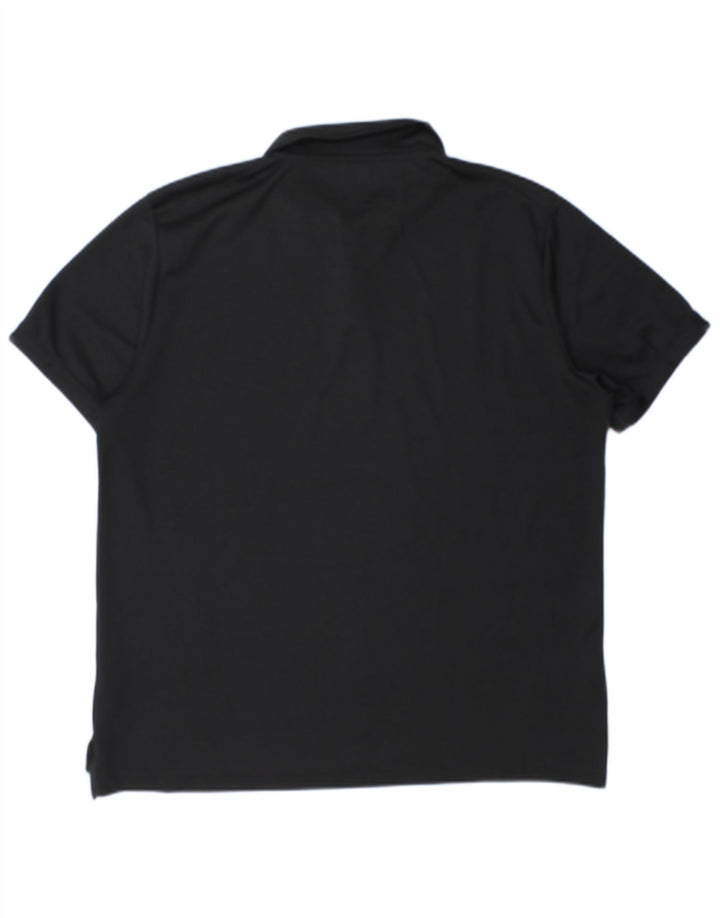 Nike Herren Dri Fit Poloshirt, großes schwarzes Polyester