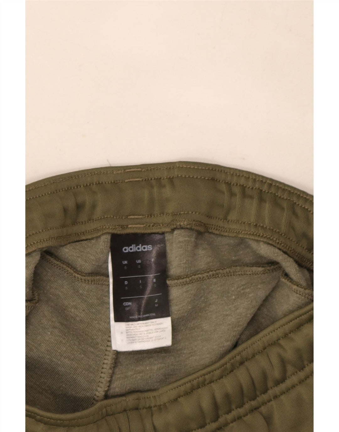 Adidas Herren-Trainingshose, Jogginghose, klein, Khaki, Polyester