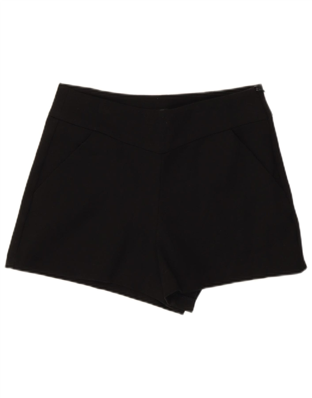 Zara Damen High Rise Hotpants Small W26 Schwarz