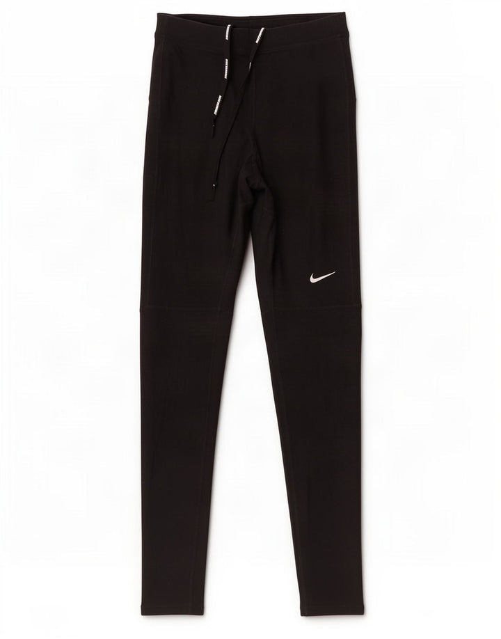 Nike Damen Dri Fit Leggings UK 10 Small Schwarz Polyester