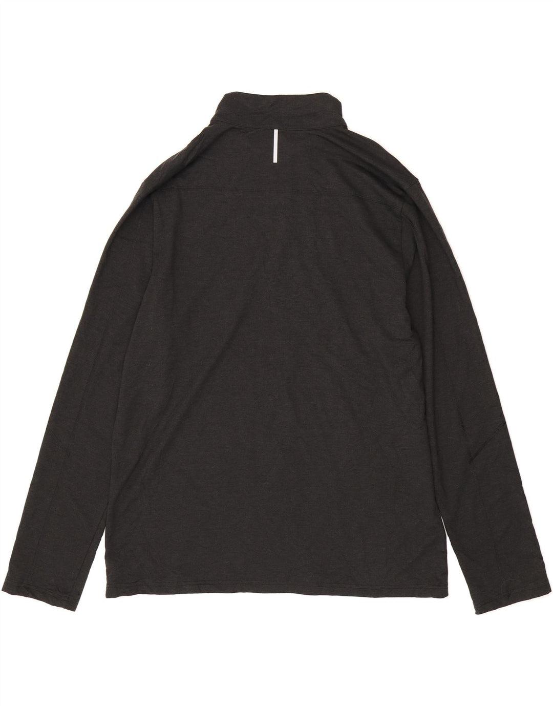 REEBOK Womens Zip Neck Pullover Tracksuit Top UK 16/18 XL Black Polyester Vintage Reebok and Second-Hand Reebok from Messina Hembry 