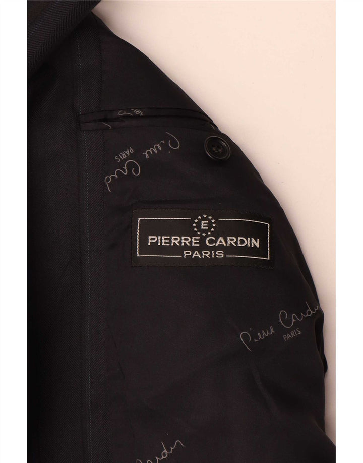 Pierre Cardin Herren 2-Knopf-Blazerjacke UK 38 Mittelgrau gestreift