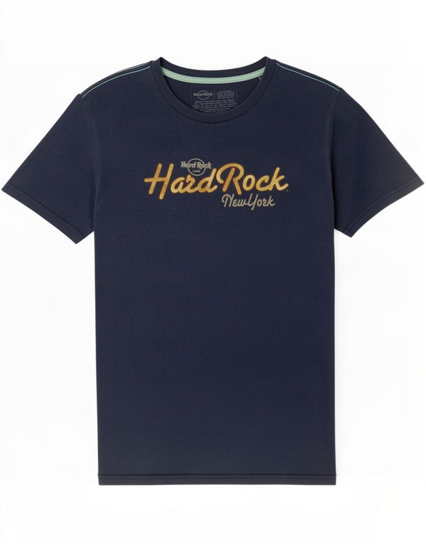 Hard Rock Cafe Herren-T-Shirt „New York“ mit Grafik, Größe S, Marineblau, Baumwolle