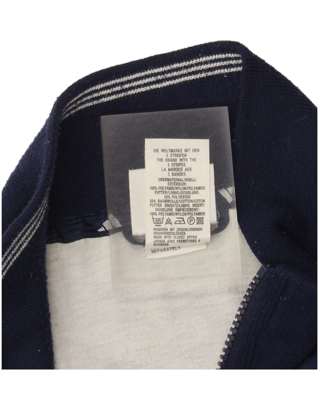 Adidas Damen Übergroße Windjacke UK 14 Medium Marineblau Polyamid