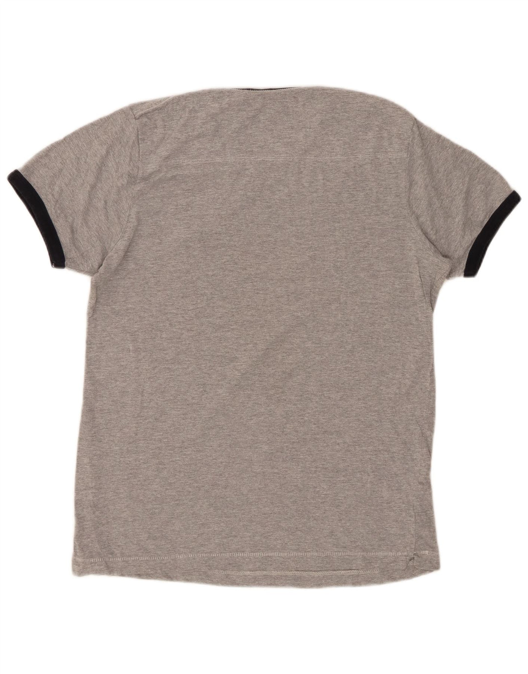 FRENCH CONNECTION Herren-T-Shirt aus mittelgrauer Baumwolle