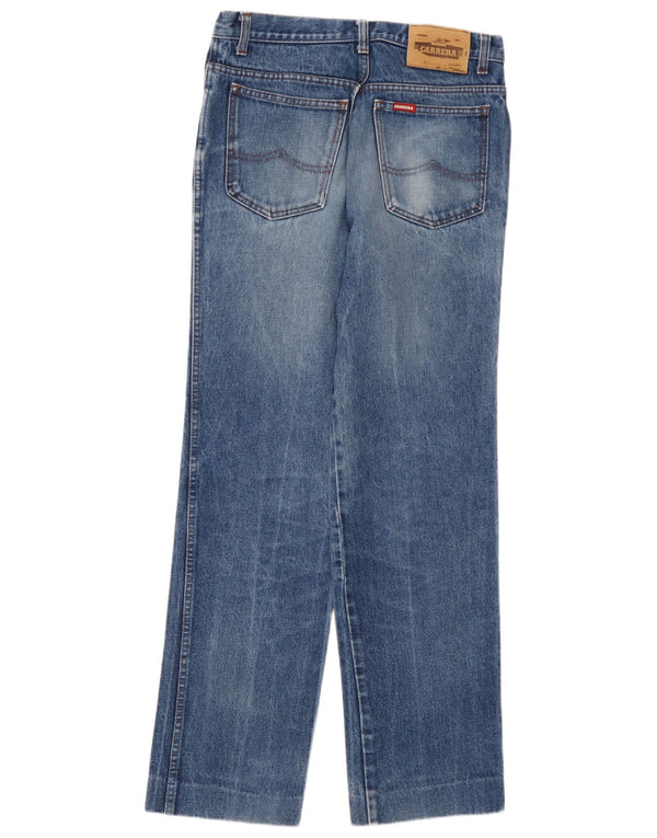 Carrera Damen Straight Jeans W32 L30 Blaue Baumwolle