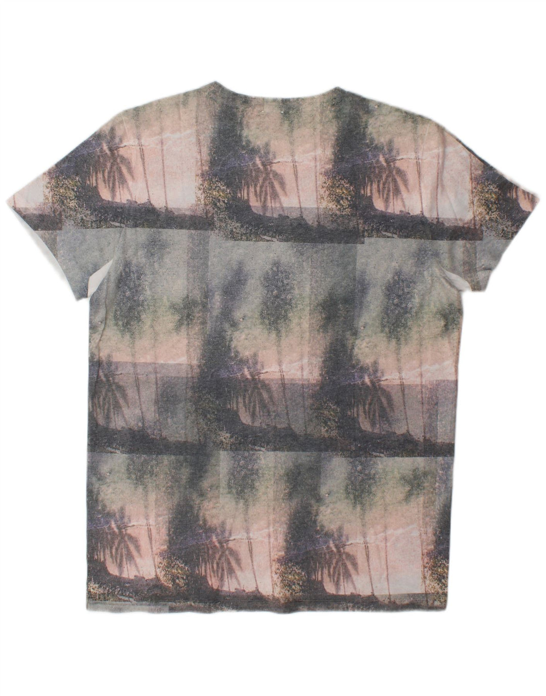 Hugo Boss Herren-T-Shirt mit abstraktem Muster, XL, mehrfarbig, Polyester