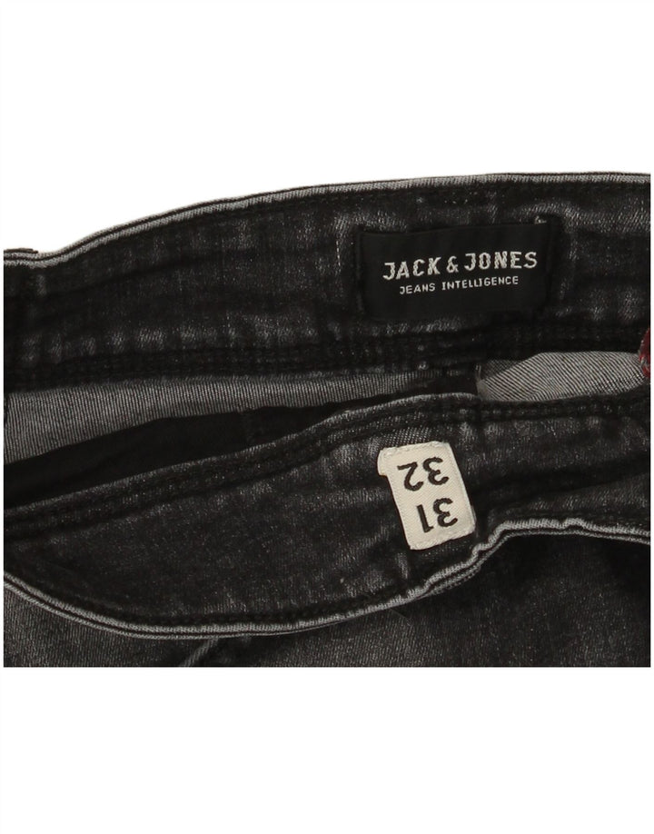 Jack & Jones Herren Slim Jeans W31 L32 Graue Baumwolle