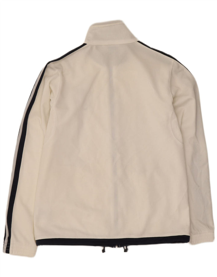 Diadora Herren-Trainingsanzugoberteil, Jacke, UK 36, Größe S, Weiß, Colourblock-Polyester