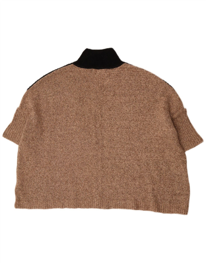 Marks & Spencer Damen-Pullover, kurzärmelig, Rollkragenpullover, Gr. 14, Größe M