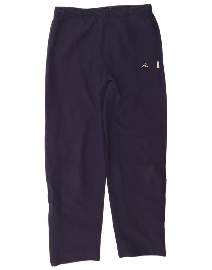 Adidas Damen-Trainingshose UK 12 Mittel Marineblau Polyester