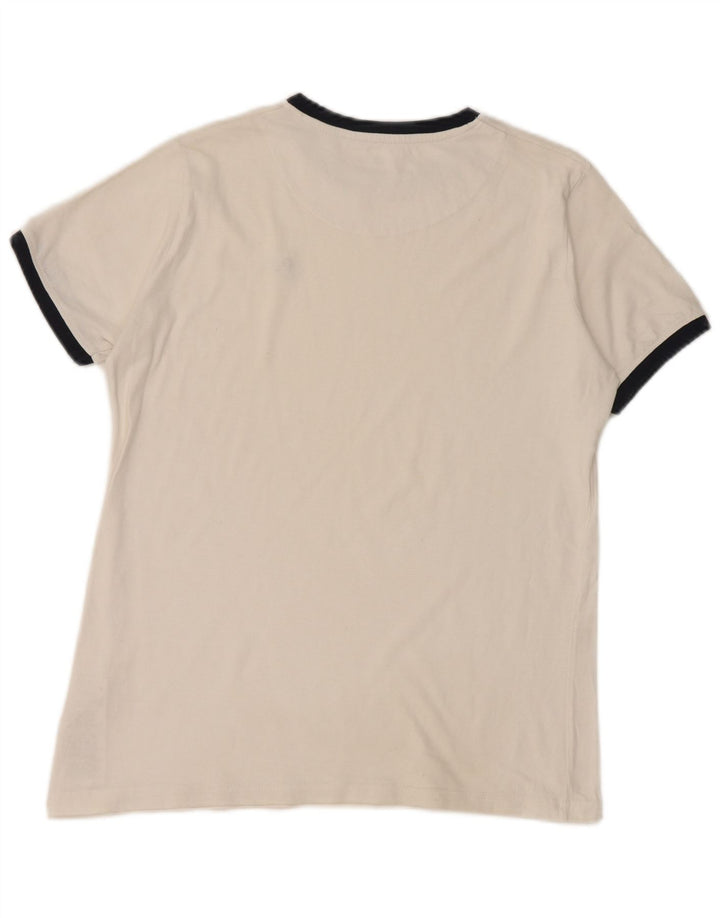 LYLE & SCOTT T-Shirt-Oberteil für Jungen, 12–13 Jahre, weiße Baumwolle