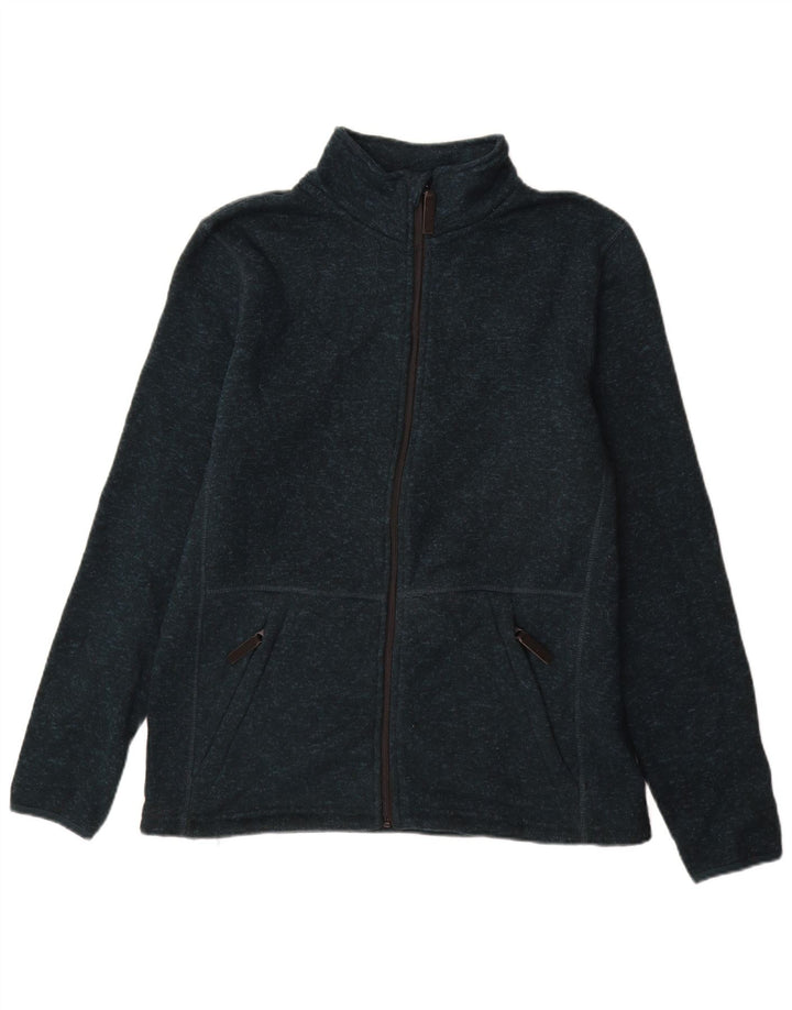 Mountain Warehouse Herren-Trainingsanzug-Oberteil, große grüne gesprenkelte Polyesterjacke
