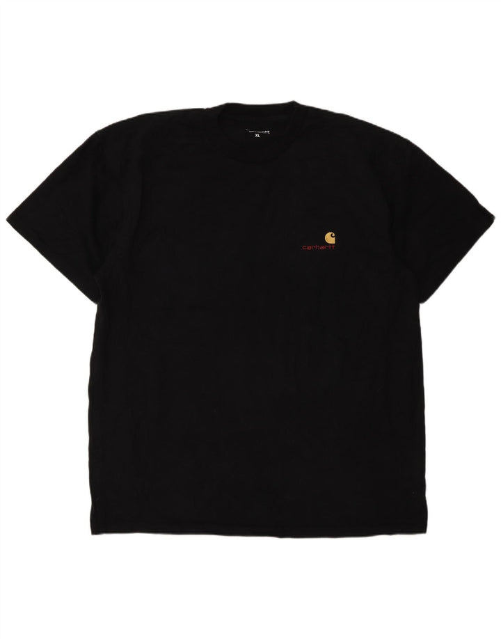 Carhartt Herren T-Shirt Top XL Schwarz Baumwolle