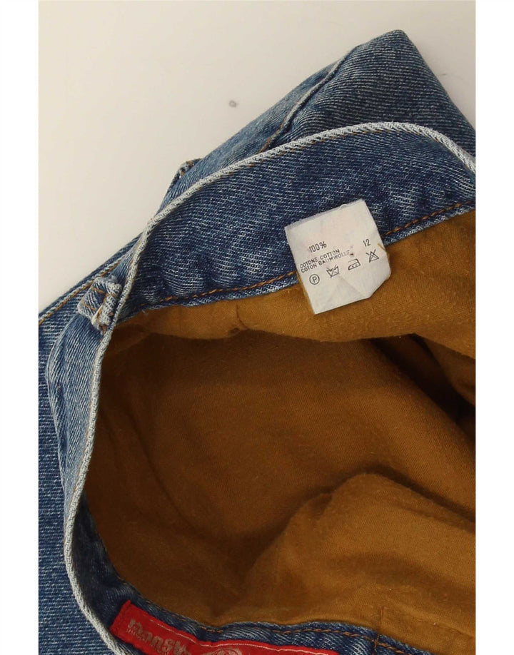 Casucci Damen Tapered Jeans W26 L31 Blaue Baumwolle
