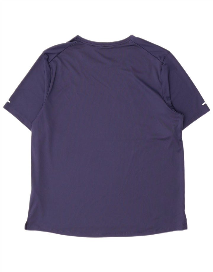 Nike Herren-T-Shirt mit Grafik, groß, Marineblau, Polyester