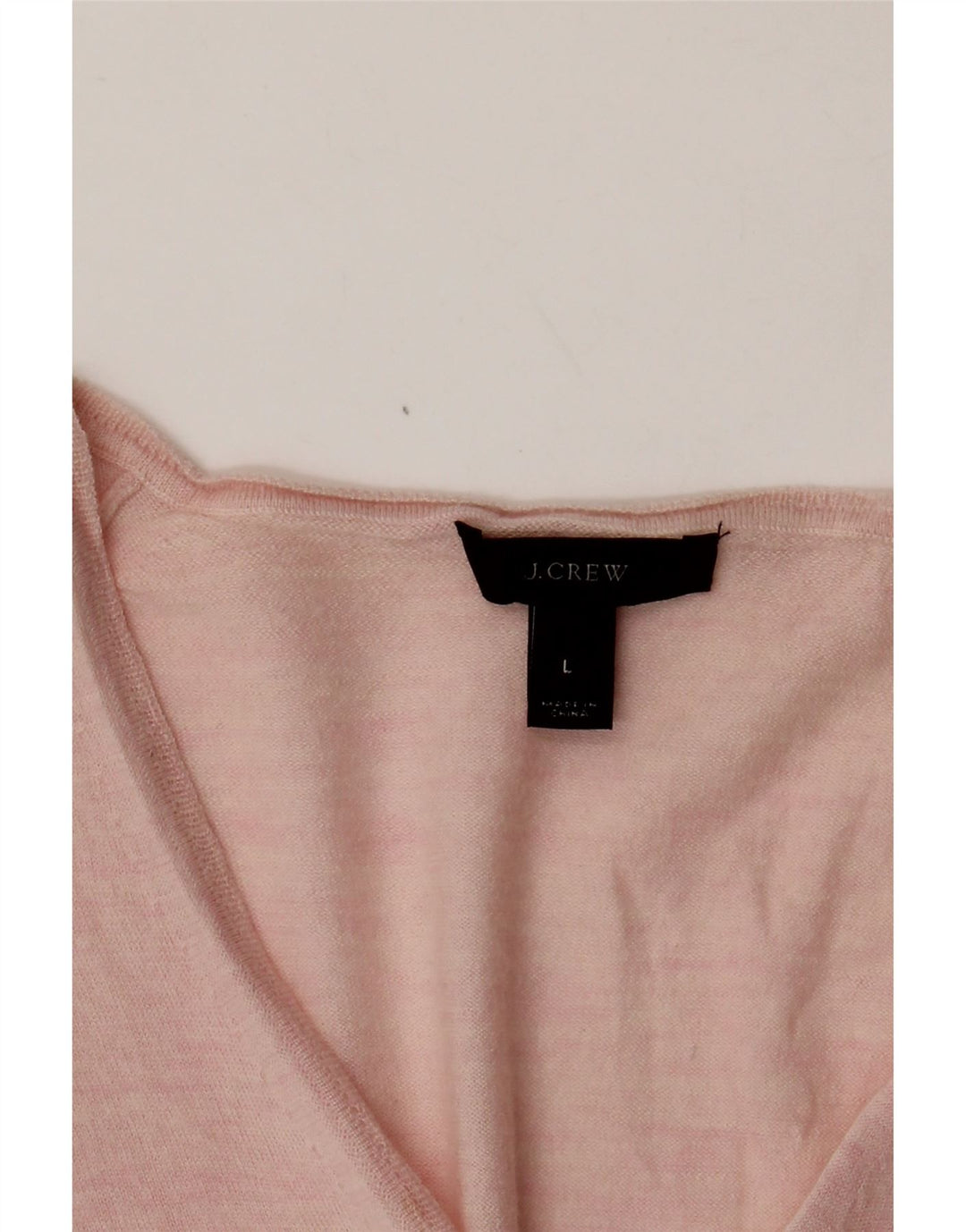 J. Crew Damen-Pullover mit V-Ausschnitt, Gr. 14, Rosa