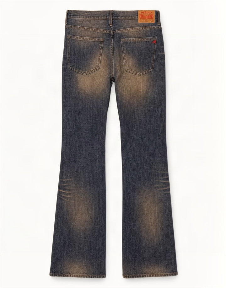 Levi's Damen Bootcut Jeans W28 L32 Marineblau Baumwolle
