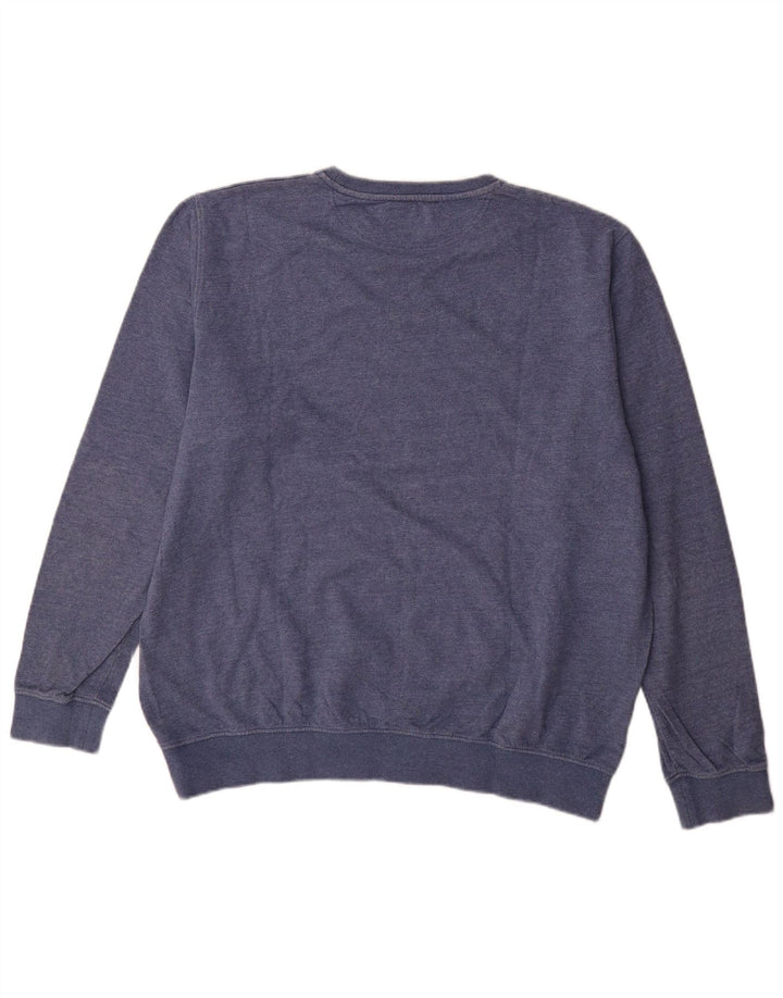 Hackett Herren Sweatshirt Pullover XL Blau Baumwolle