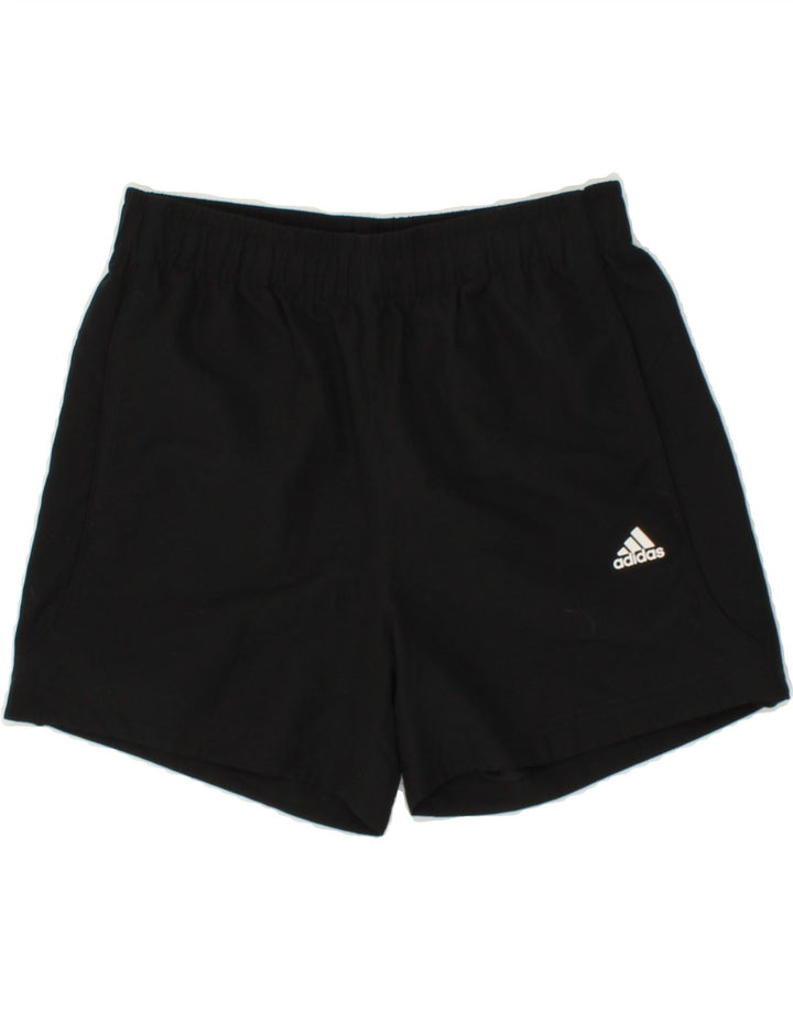 ADIDAS Boys Climalite Sport Shorts 13-14 Years Black Polyester Vintage Adidas and Second-Hand Adidas from Messina Hembry 