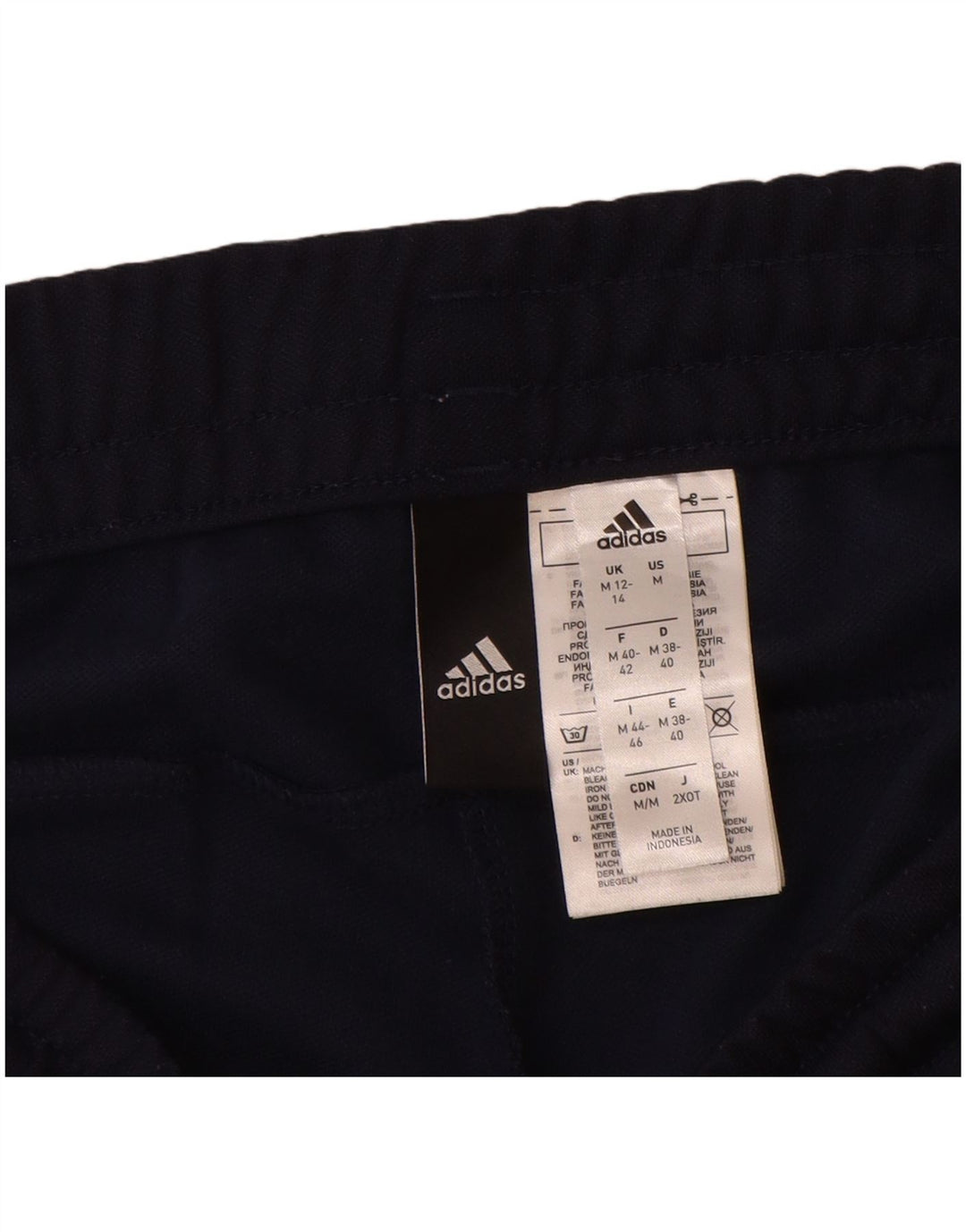 Adidas Damen-Trainingshose UK 12/14 Medium Marineblau Polyester