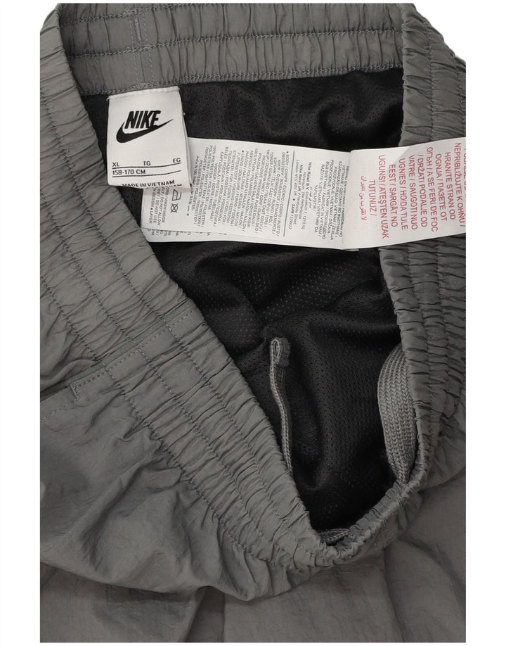 Nike Jungen-Trainingshose, Jogginghose, 13–14 Jahre, XL, graues Polyester