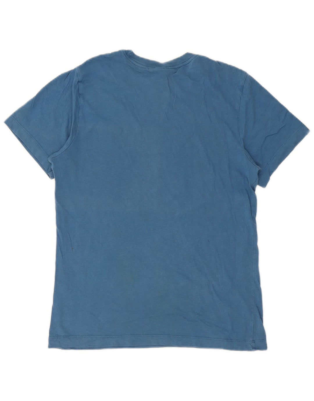 Nike Herren T-Shirt Top Small Blau Baumwolle