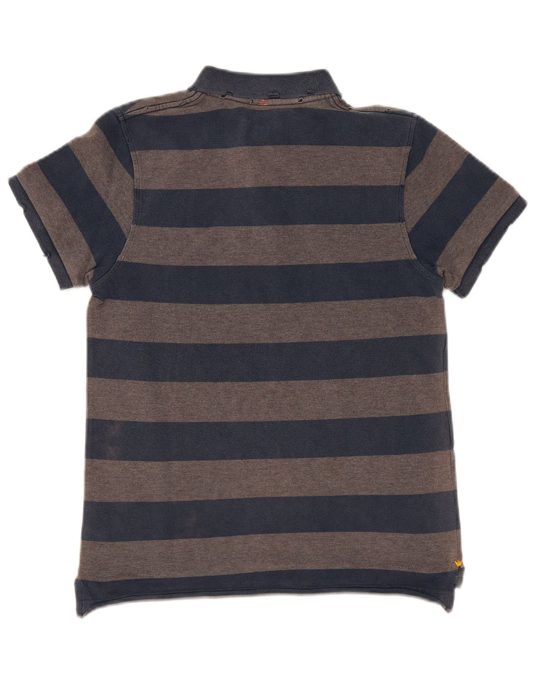 Sun68 Poloshirt für Jungen, 11–12 Jahre, grau gestreift, Baumwolle
