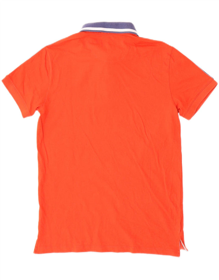Invicta Herren-Poloshirt mit Grafik, Größe S, Rot, Colourblock-Baumwolle