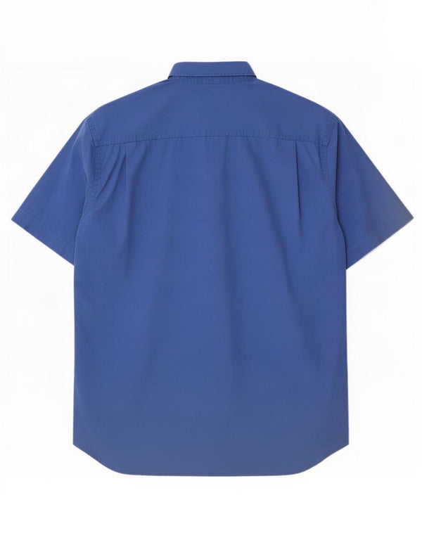 Think Pink Mens Short Sleeve Shirt 2XL Blue