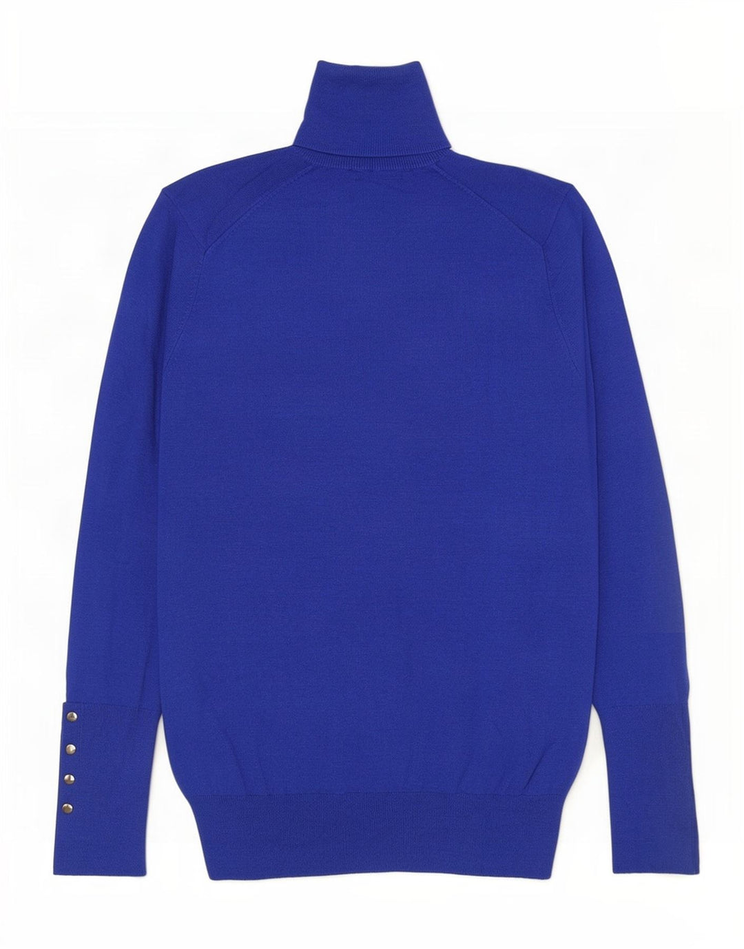 Rollkragenpullover für Damen von Zara, Gr. 10, Größe S, blau, Viskose