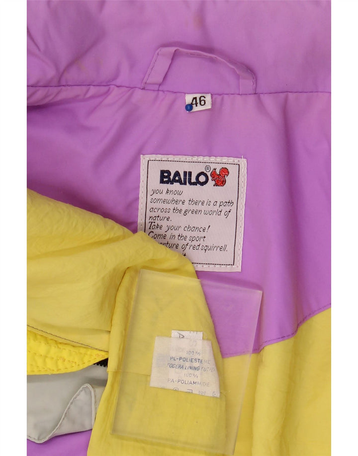 Bailo Herren Windjacke IT 46 Small Lila Colourblock Polyester