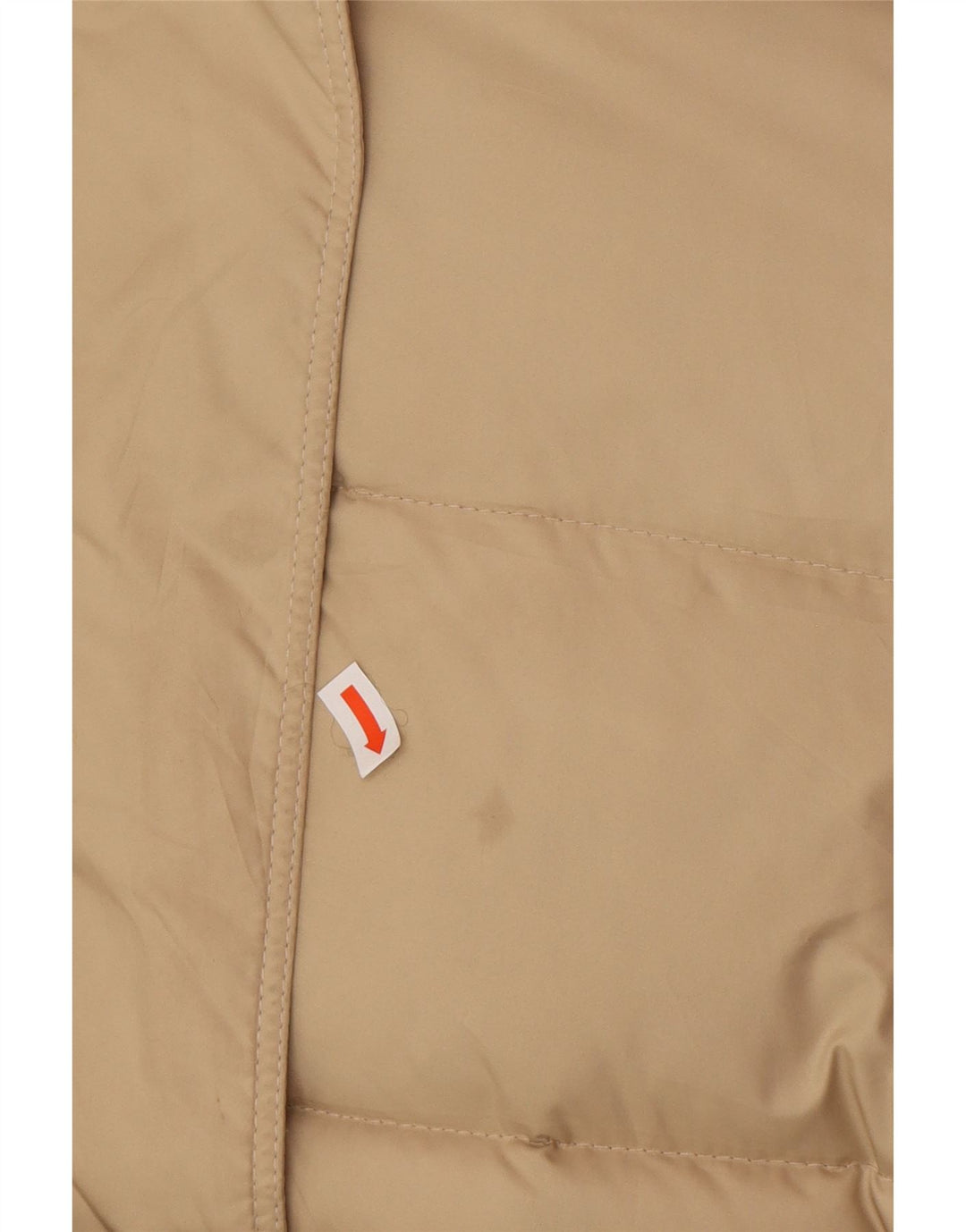 BURBERRY Womens BRIT Hooded Wattierter Mantel UK 12 Medium Beige Classic