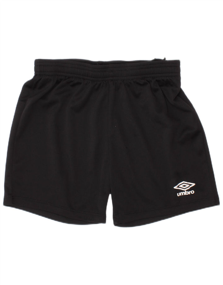 Umbro Jungen Sportshorts 9-10 Jahre Mittelschwarzes Polyester