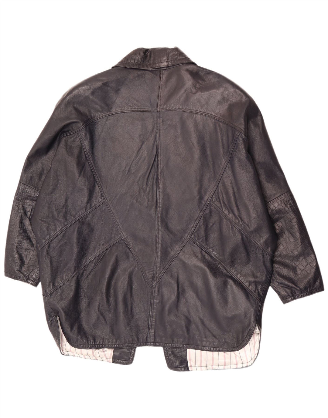 Vintage Damen Übergroße Übergroße Jacke EU 40 Mittellila