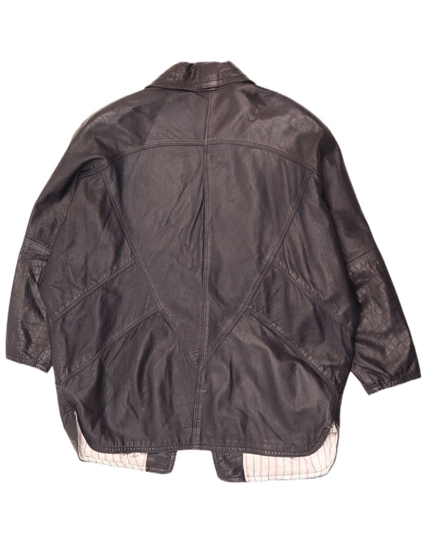 Vintage Womens Oversized Oversized Jacket EU 40 Medium Purple