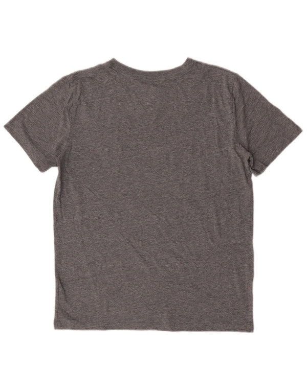 Adidas Jungen T-Shirt mit Grafik, 14–15 Jahre, Größe L, Grau, Baumwolle