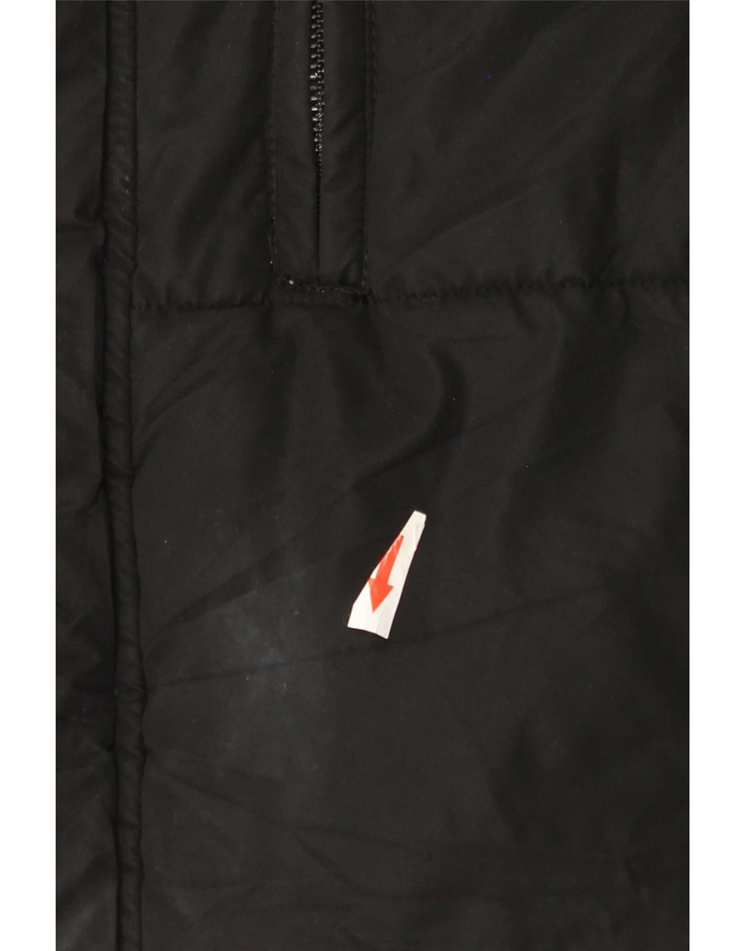 Zara Herren-Mantel mit Kapuze, gepolstert, UK 40, Größe L, Schwarz, Polyester