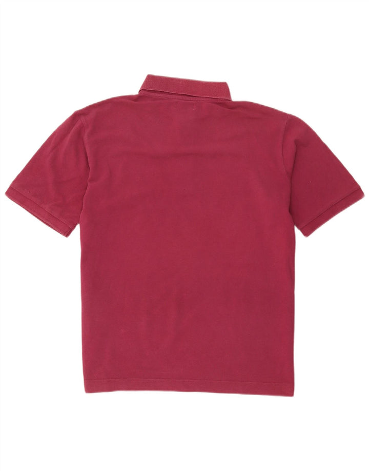 Kappa Herren Poloshirt Große Burgunderrote Baumwolle