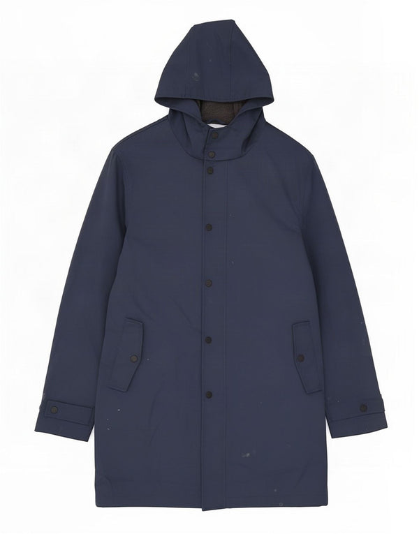Farah Damen-Windbreaker-Mantel mit Kapuze, UK 18, XL, Marineblau, Polyester