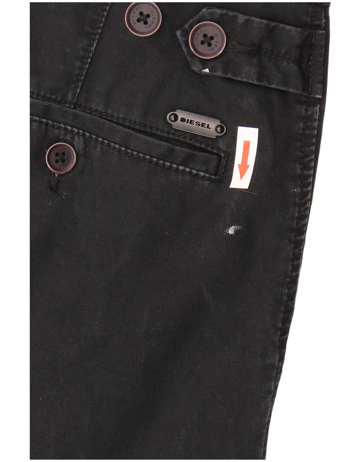 Diesel Slim-Anzughose für Herren, W30, L31, schwarze Baumwolle