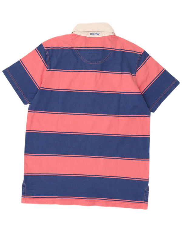 Crew Clothing Herren Rugby-Poloshirt XL, rosa gestreift, Baumwolle
