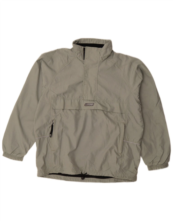 Asics Herren Loose Fit Pullover Regenjacke UK 36 Small Grau Polyester